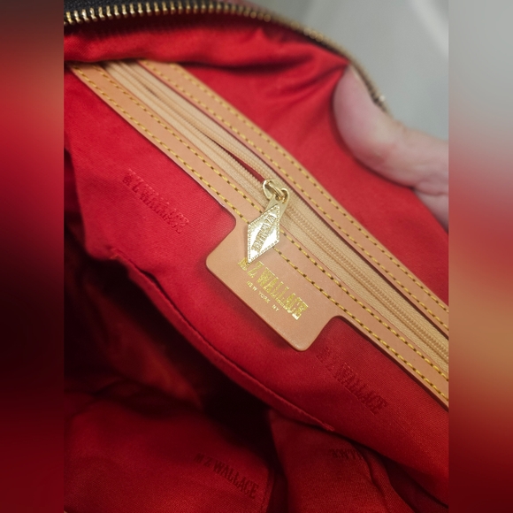 MZ Wallace Jane Bedford black handbag purse shoulderbag & wristlet wallet - Picture 10 of 13